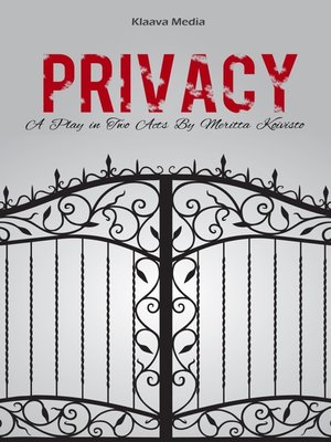 cover image of Privacy